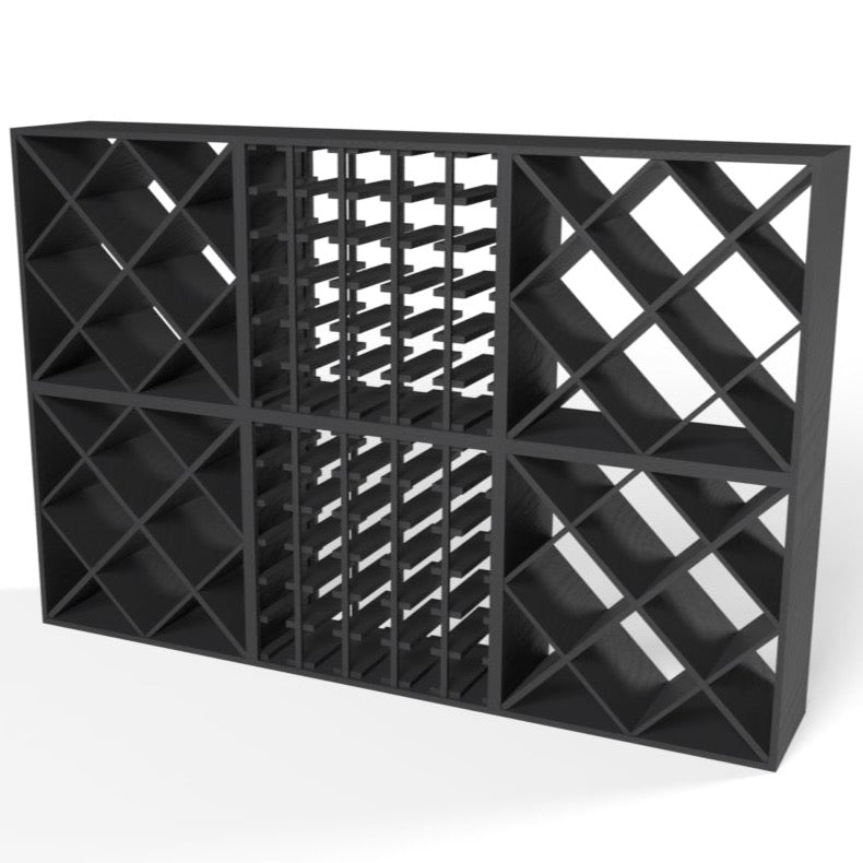 180 Bottles Diamond Wine Rack Set Style 1