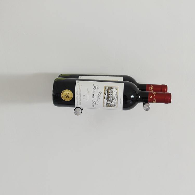 Two Bottle Wine Pegs | Silver