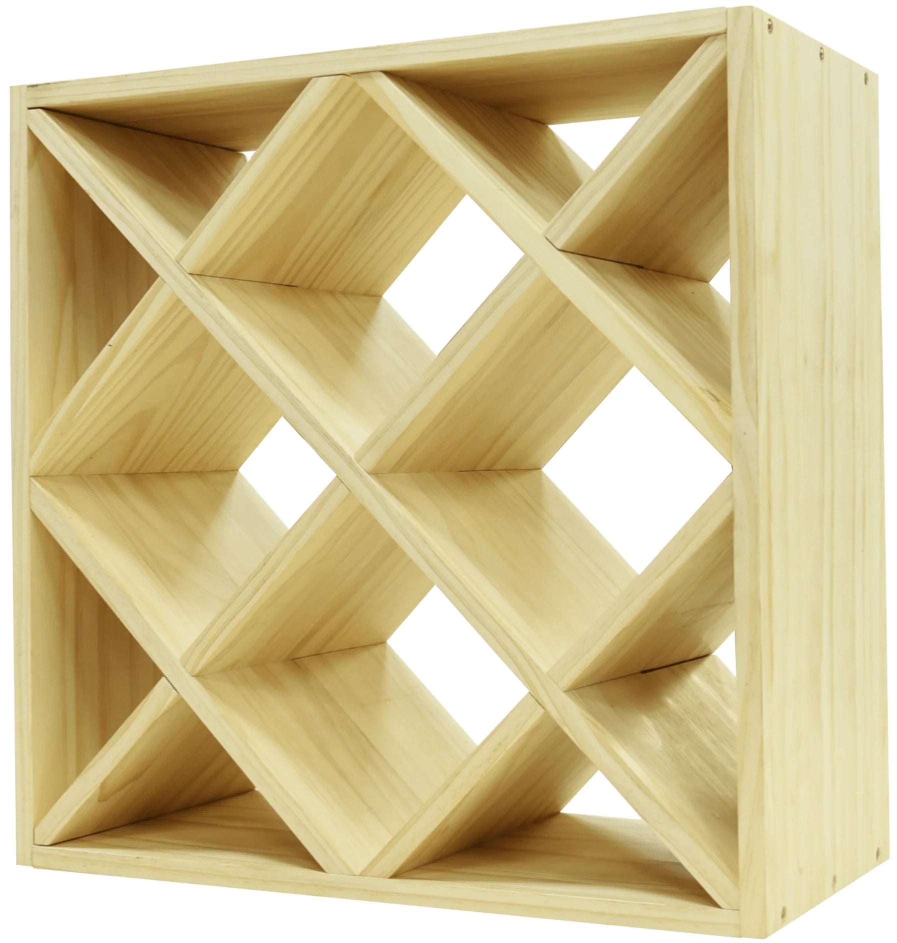How to build a diamond wine rack online