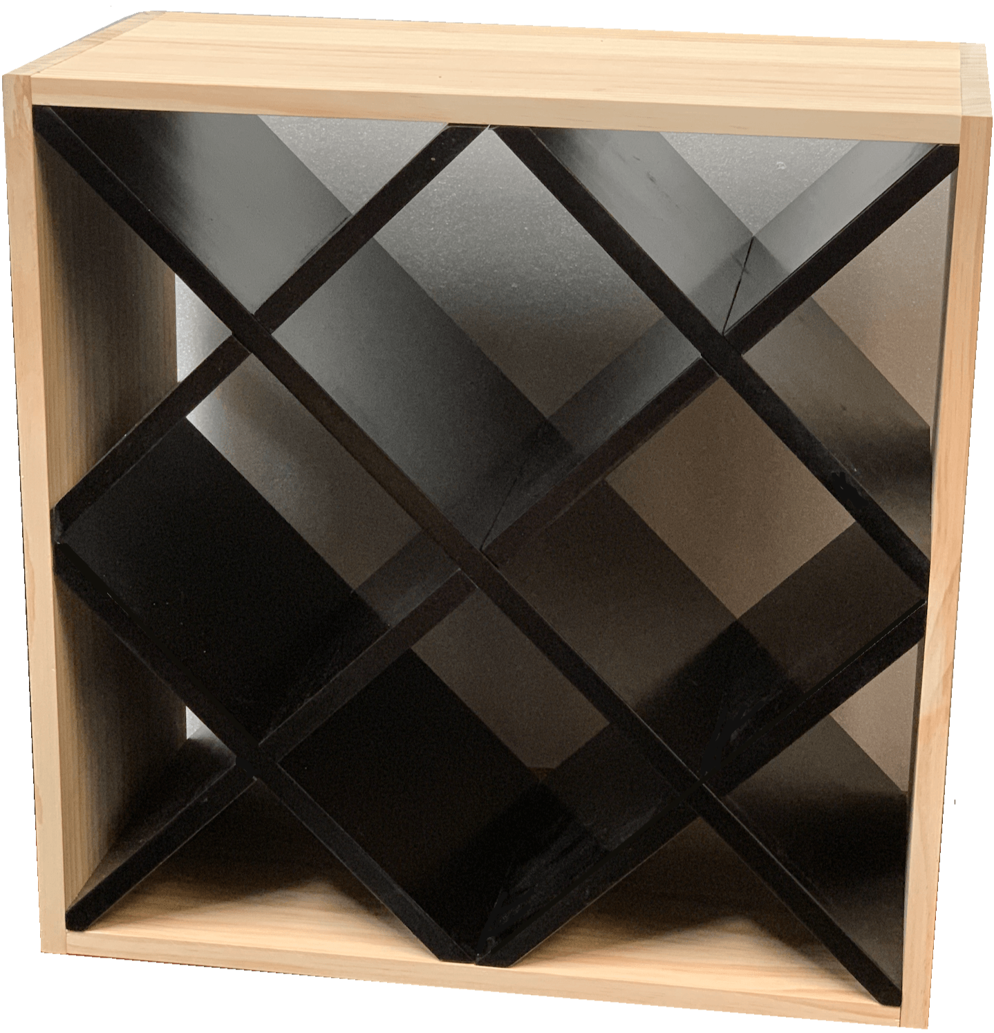 Diamond cube wine rack online