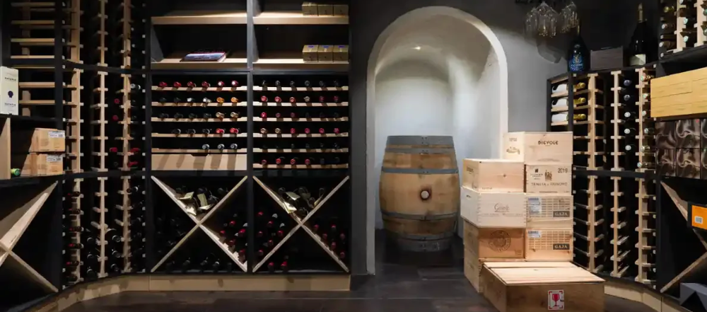 24 bottle Corner Wine Rack